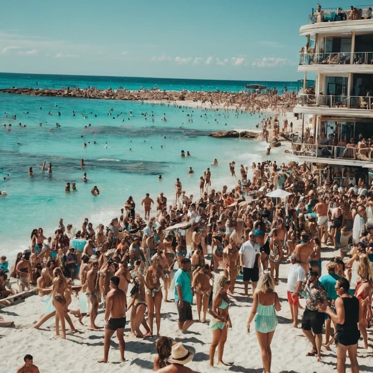 Bora Bora beach party